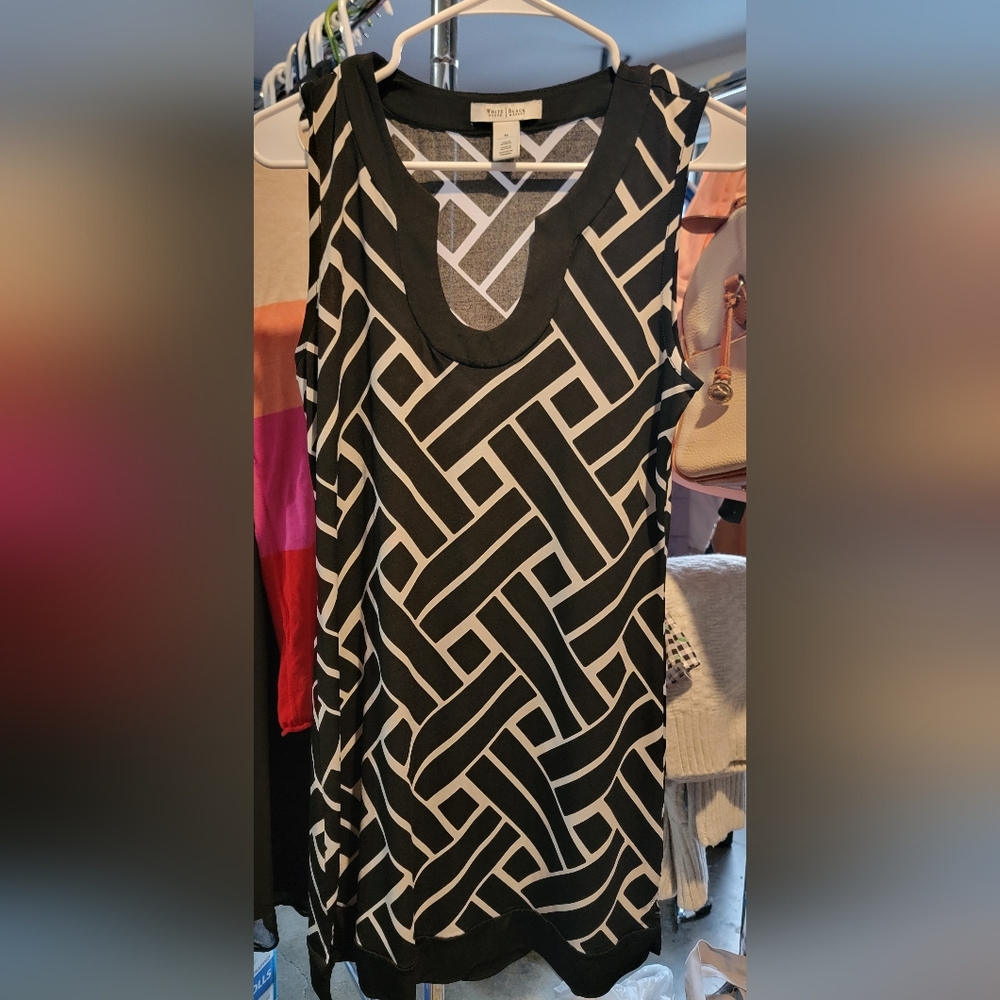 White and Black dress